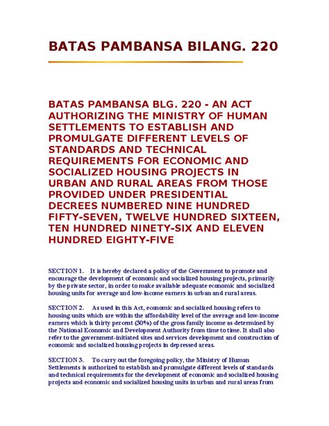 bp 220 lawphil|BATAS PAMBANSA BLG. 220, (1982.